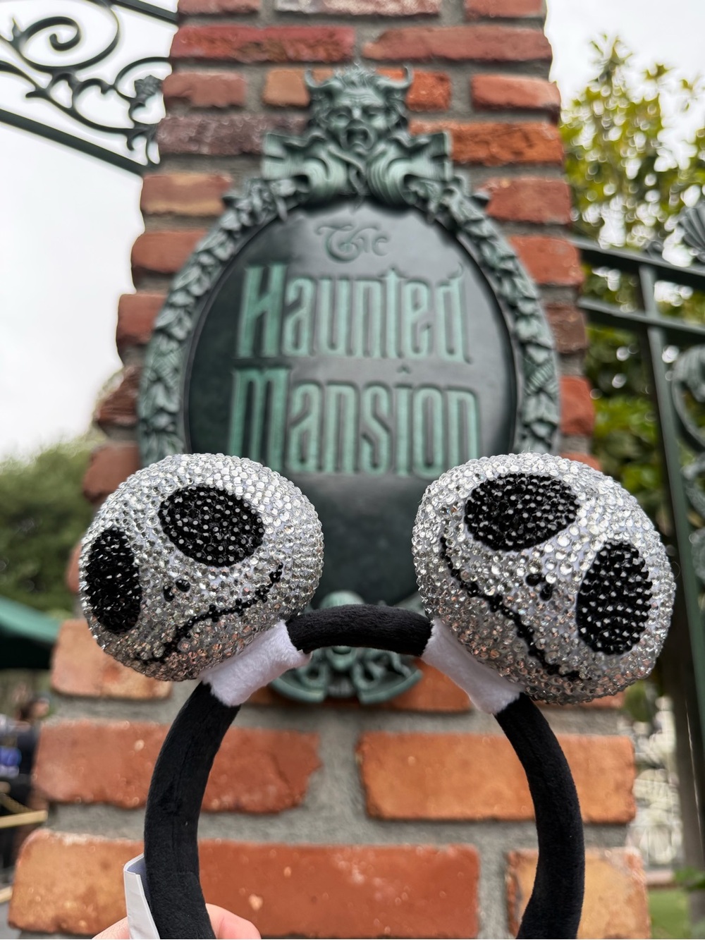 Jack Skellington Bedazzled plush Ears